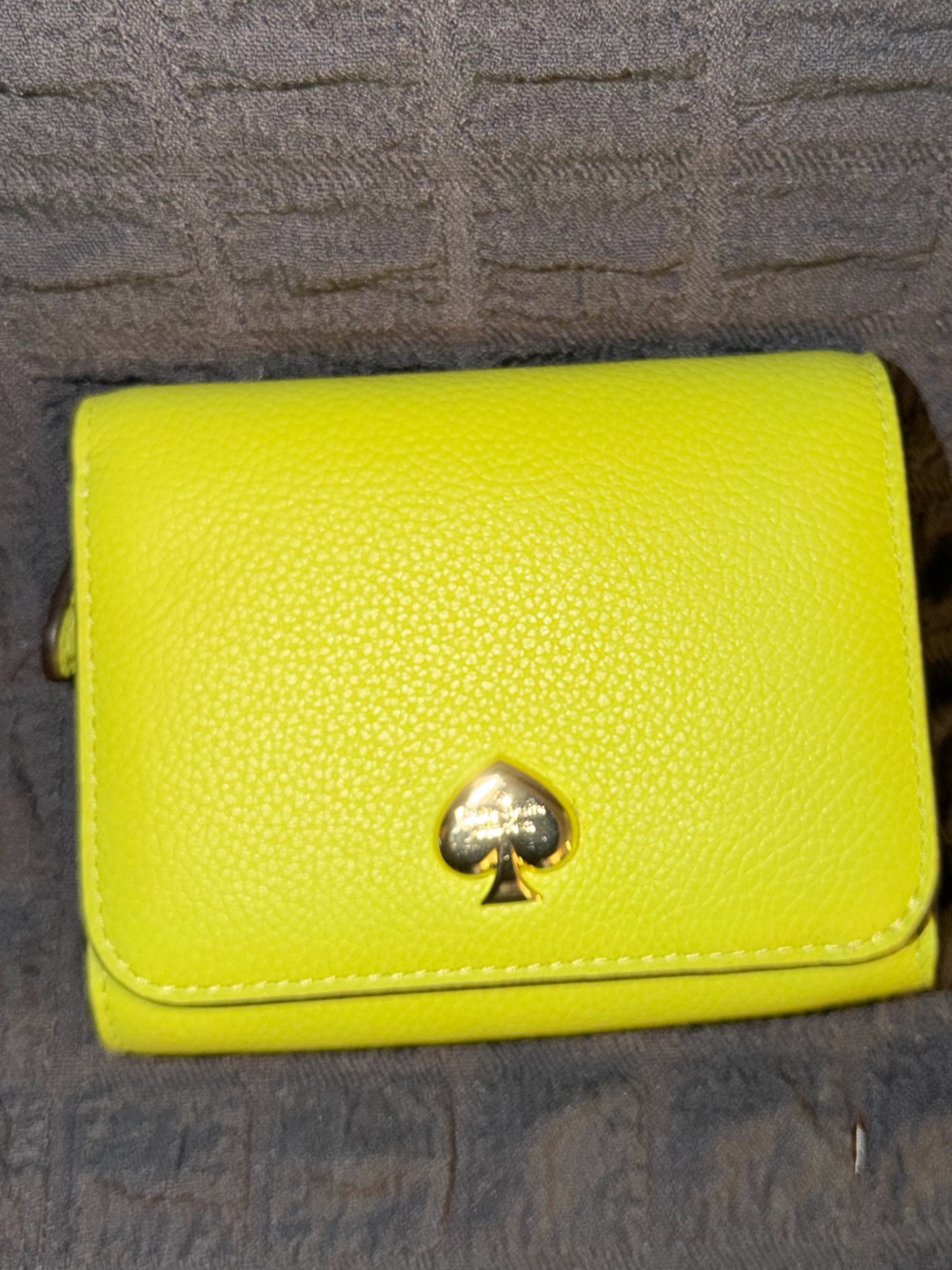 Kate Spade Green Spade Small Wallet